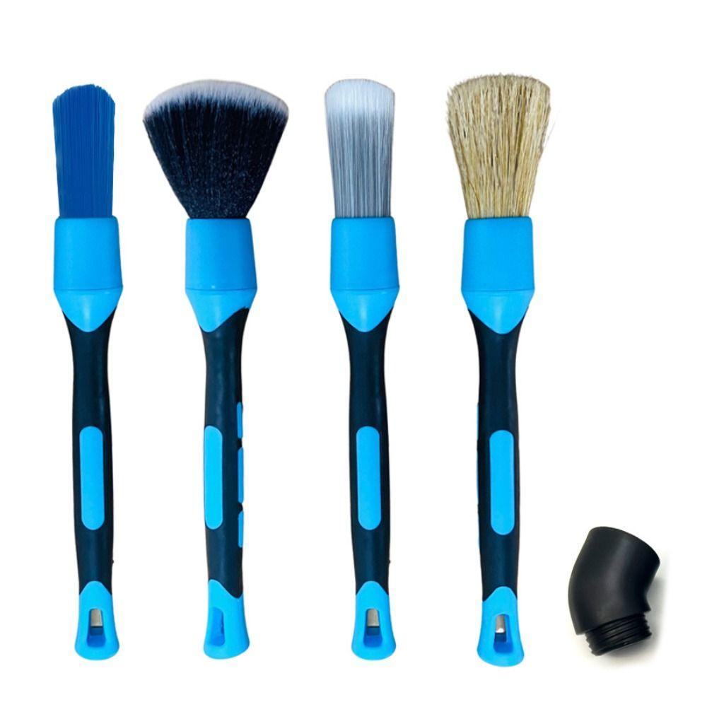 Multifunctional Car Clean Brush Soft Bristle Wheels Cleaner Car Washing Brush  Air Outlet Vent