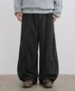 KIIMUIR Curved Line Fleece Pants_Black