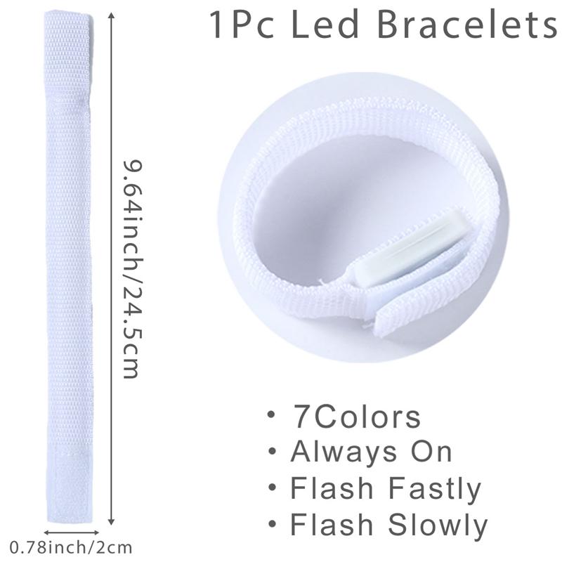 

Светодиодный светящийся нарукавный ремень для спорта на открытом воздухе, светящийся ремешок на запястье, ночной защитный браслет, светящиеся в темноте реквизит для вечеринок