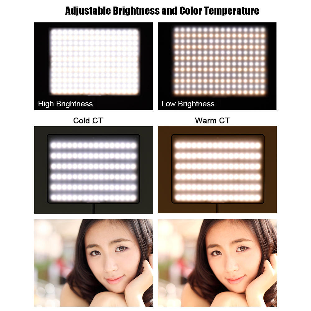 Luz de video LED YONGNUO YN600 Air de temperatura bicolor de 3200 K a 5500 K, luz para fotografía, delgada y liviana