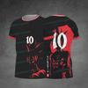 Summer 2026 Hot Selling Lamine Yamal Football Superstar 3D Printed Children's Adult Commemorative T-shirt Outdoor Sports Top
