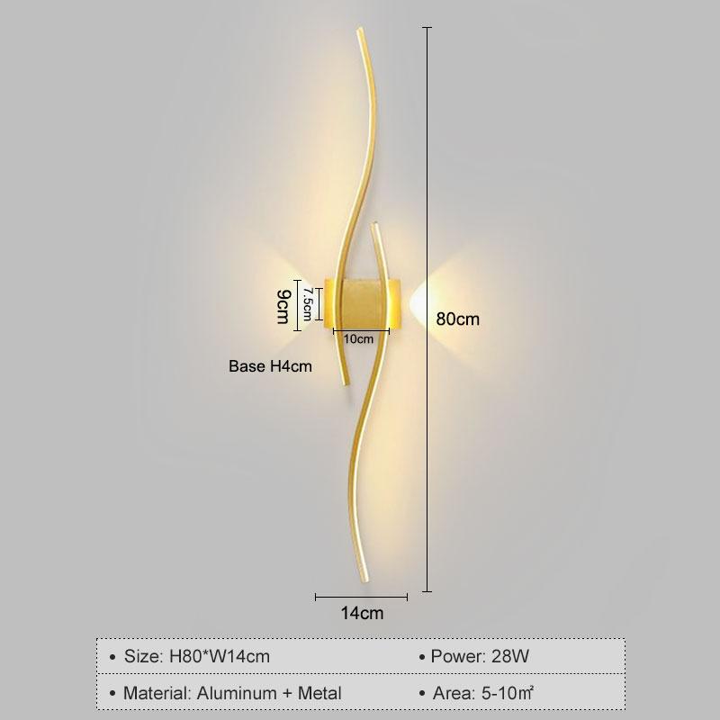 Moderní LED nástěnné lampy do ložnice, noční stolky, obývací pokoj, předsíň, domácí, nástěnné svítidlo, interiérové ​​lampy, lampy do uličky
