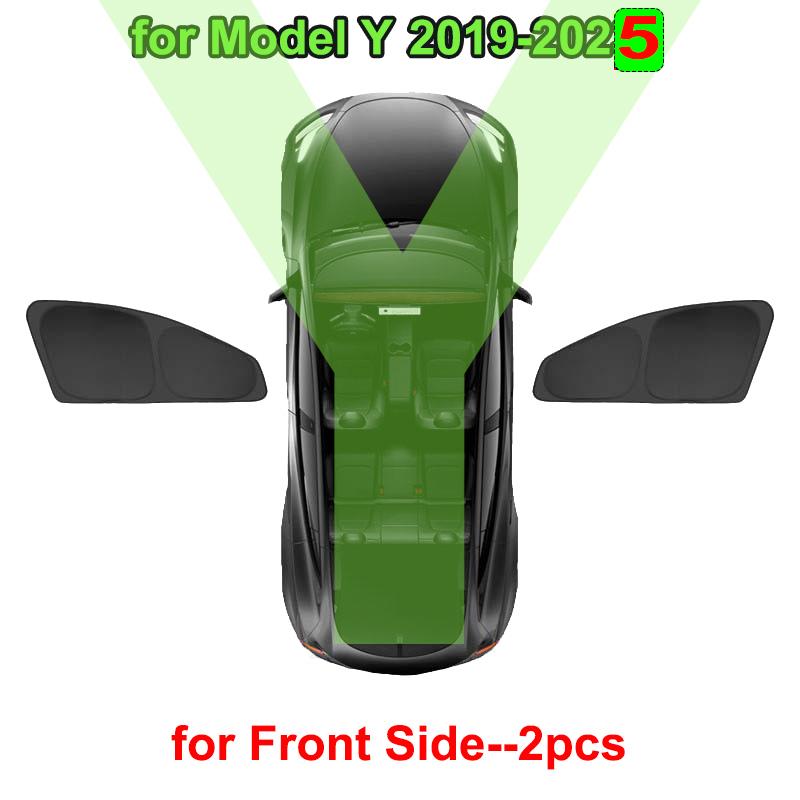 Car Sunshade for Tesla Model 3 Y S X 2024 2025 Sun Shade Privacy Shading Cover l Front Rear Side Window UV Protector Highland M3H