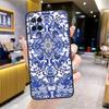 Blue and White Porcelain Case For Oppo A80 A40 A60 A18 A38 A58 A78 A98 A96 A76 A16 A94 A74 A54 A15 A17 A57 A77 A5 Pro