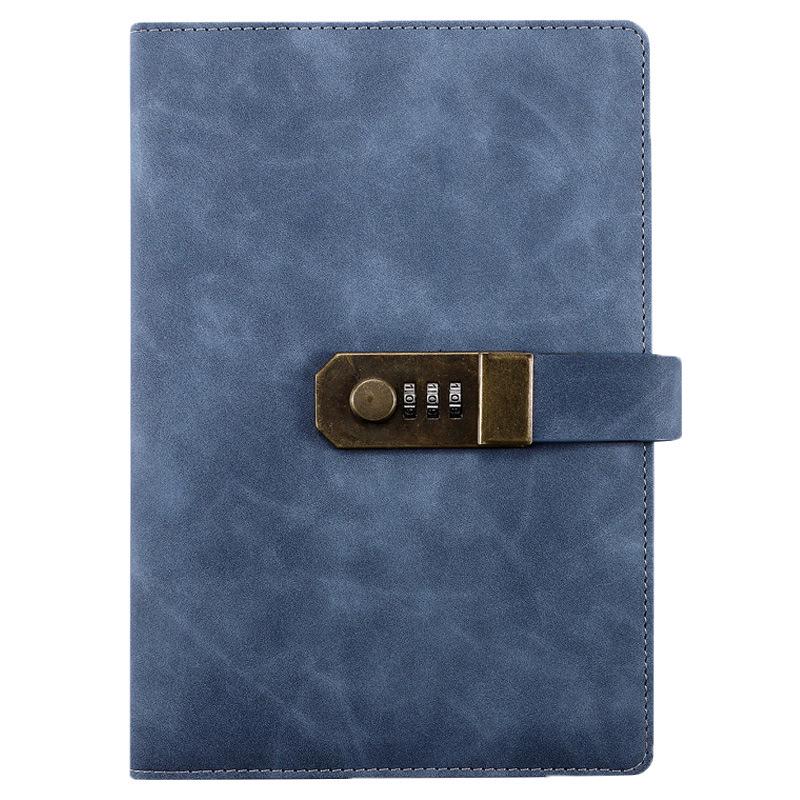 Retro Artistic Password Lock Diary for Primary School Girls