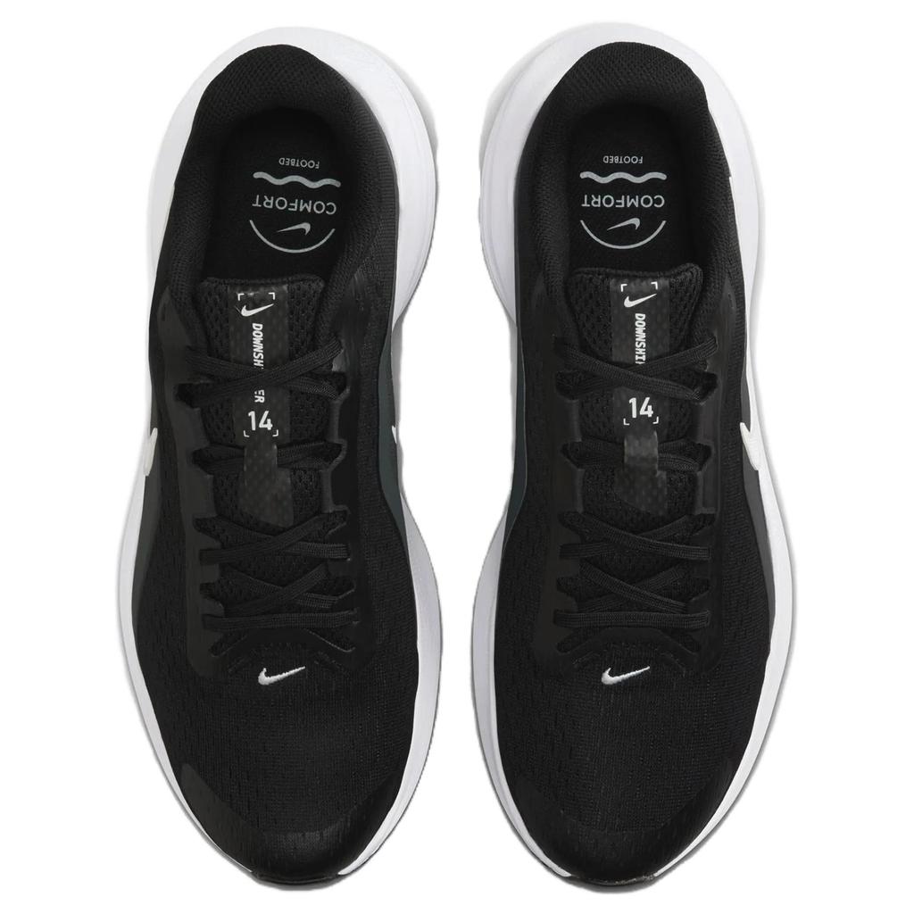 Nike Downshifter 14 Black White Men's Cushion Running Shoes IB1895-002