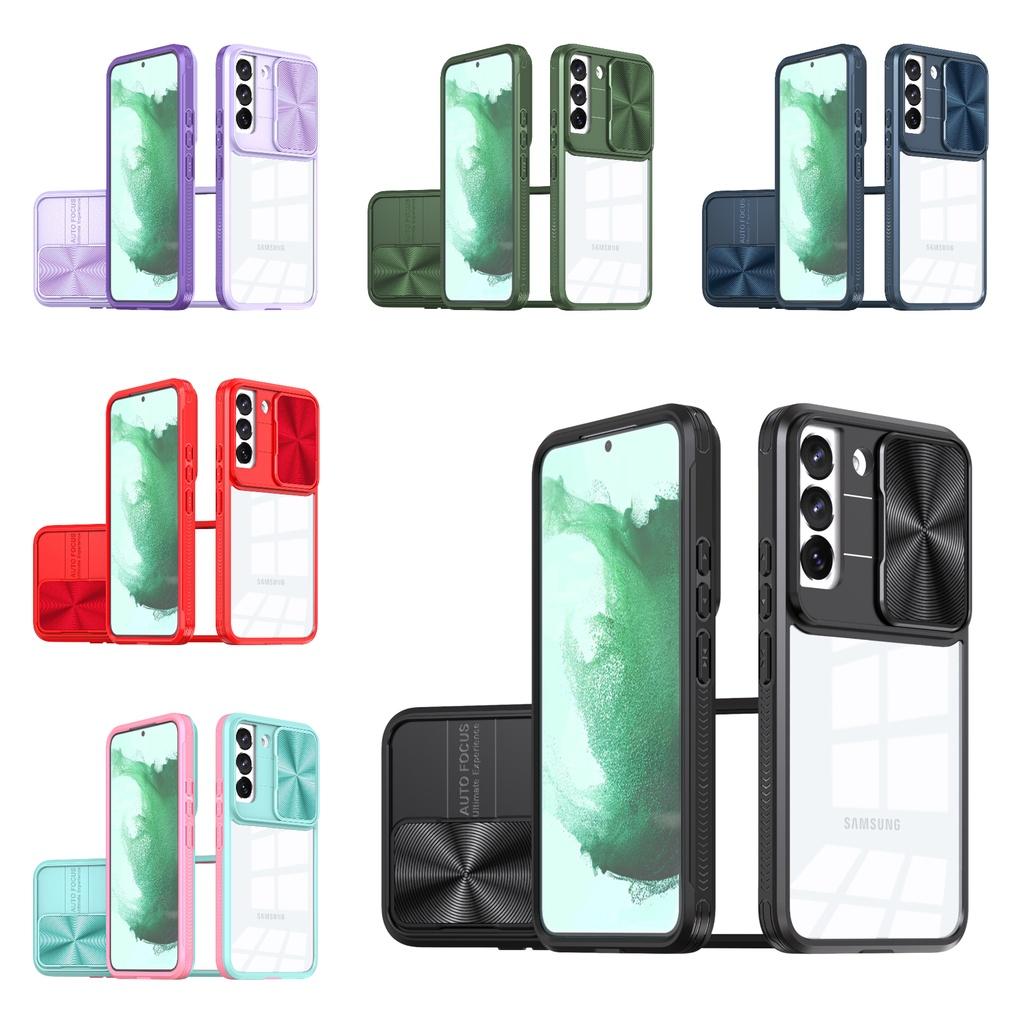 Protective And Stylish! Two-in-one Samsung S23 Ultra Phone Case In Trendy Colors Navy Blue Blue+pink Chinese Red Purple Olive Green Black Pink+green