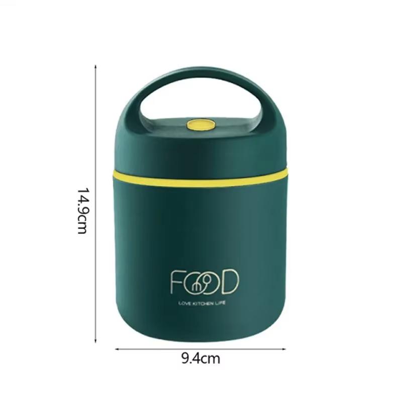 Portable Thermal Insulation Lunch Box Bento Box Adult Lunch Box Set Stainless Steel Vacuum Thermal Lunch Box For Children