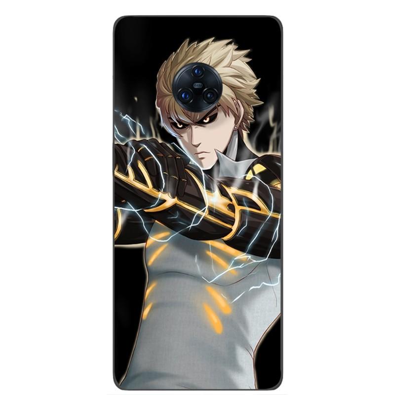 כיסוי טלפון One Punch Man גנוס עבור VIVO Y95 Y93 Y31 Y20 V19 V17 V15 Pro X60 NEX כיסוי טלפון שחור רך