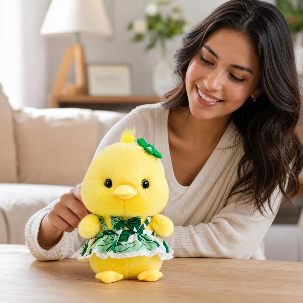 Soft Plush Stuffed Animal Toy, Cute and Cuddly, Great for Home Decor and Play, Birthday Gift for Kids and Adults