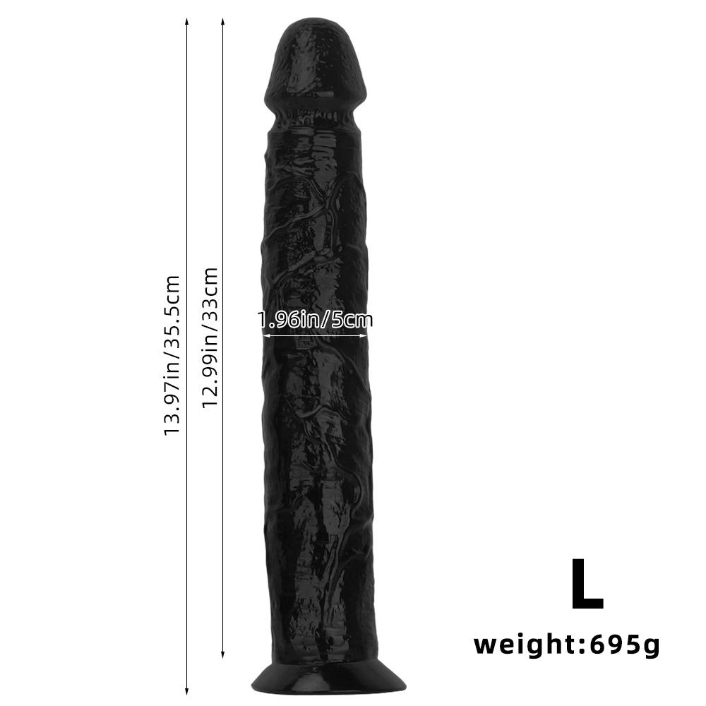 PVC Anal Plug Dildo Women's Masturbator Sex Toy Huge Dildo Fisting Strap on Penis Big Dick