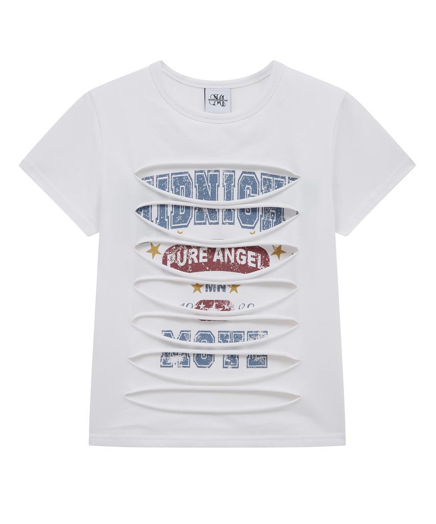 MIDNIGHT MOVE 3 Damage T (White)