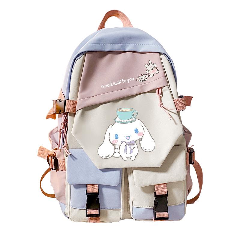 Cute Puppy Cartoon Printed Leisure Travel Bag, Primary And Secondary School Backpack