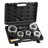 Exhaust Pipe Expander Tool Kit, 41.27mm - 107.95mm Exhaust Pipe Stretcher, Muffler Pipes Spreader with 7 Heavy-Duty Collects & Storage Case,