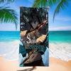 Anime Solo Leveling  Microfiber Beach Towel Absorbent Quick Dry Soft Yoga Swimming Resort Mountain Climbing Towel