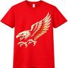 Eagle T Shirt Flying Eagle Graphic Tattoo Style Biker Motorcycle Rider Rock Tee