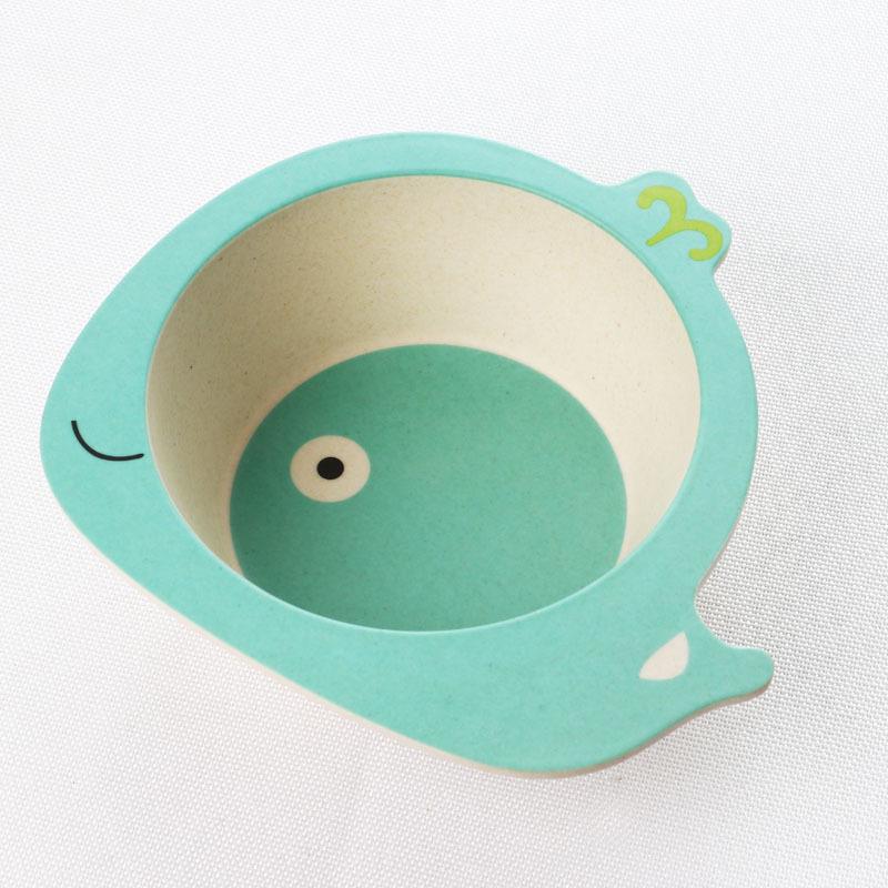 

Eco-Friendly Bamboo Fiber Children s Bowl - Cartoon Design for Meals & Snacks