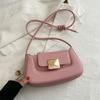Baguette Bag Fashion Women's Bag Crossbody Bag New Armpit Bag One Shoulder Portable Trendy Simple Women's Bag