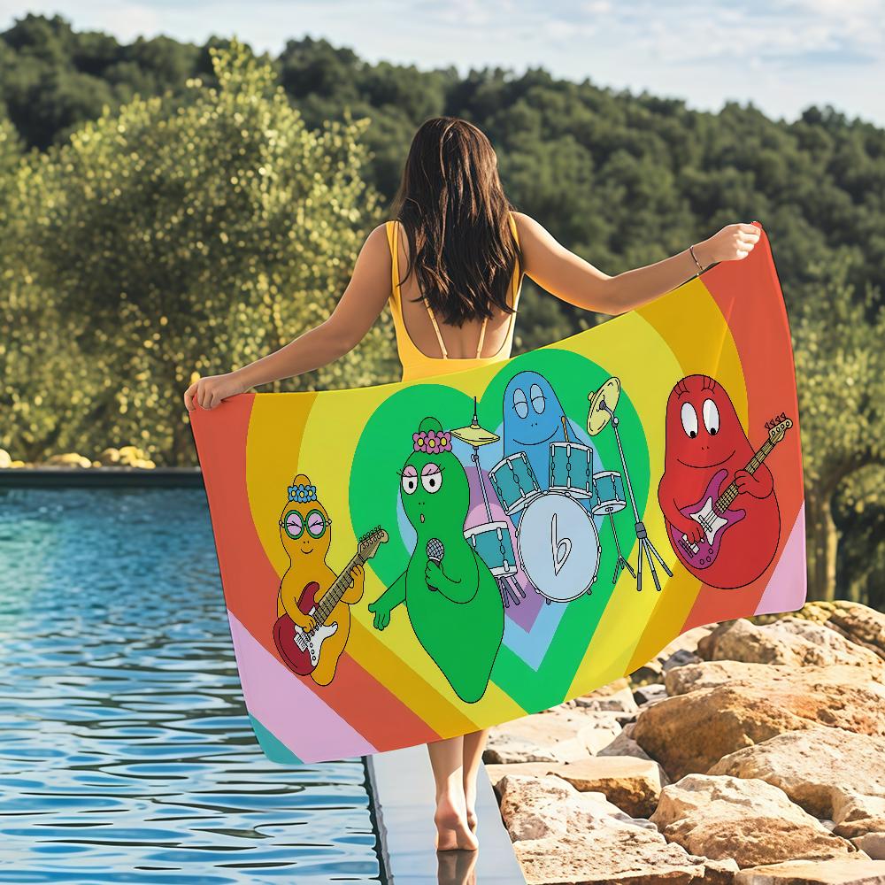 Asciugamano Cartoon B-Booba-S Asciugatura Rapida Teli da Spiaggia Adatti per Piscine Campeggio Yoga e Palestra