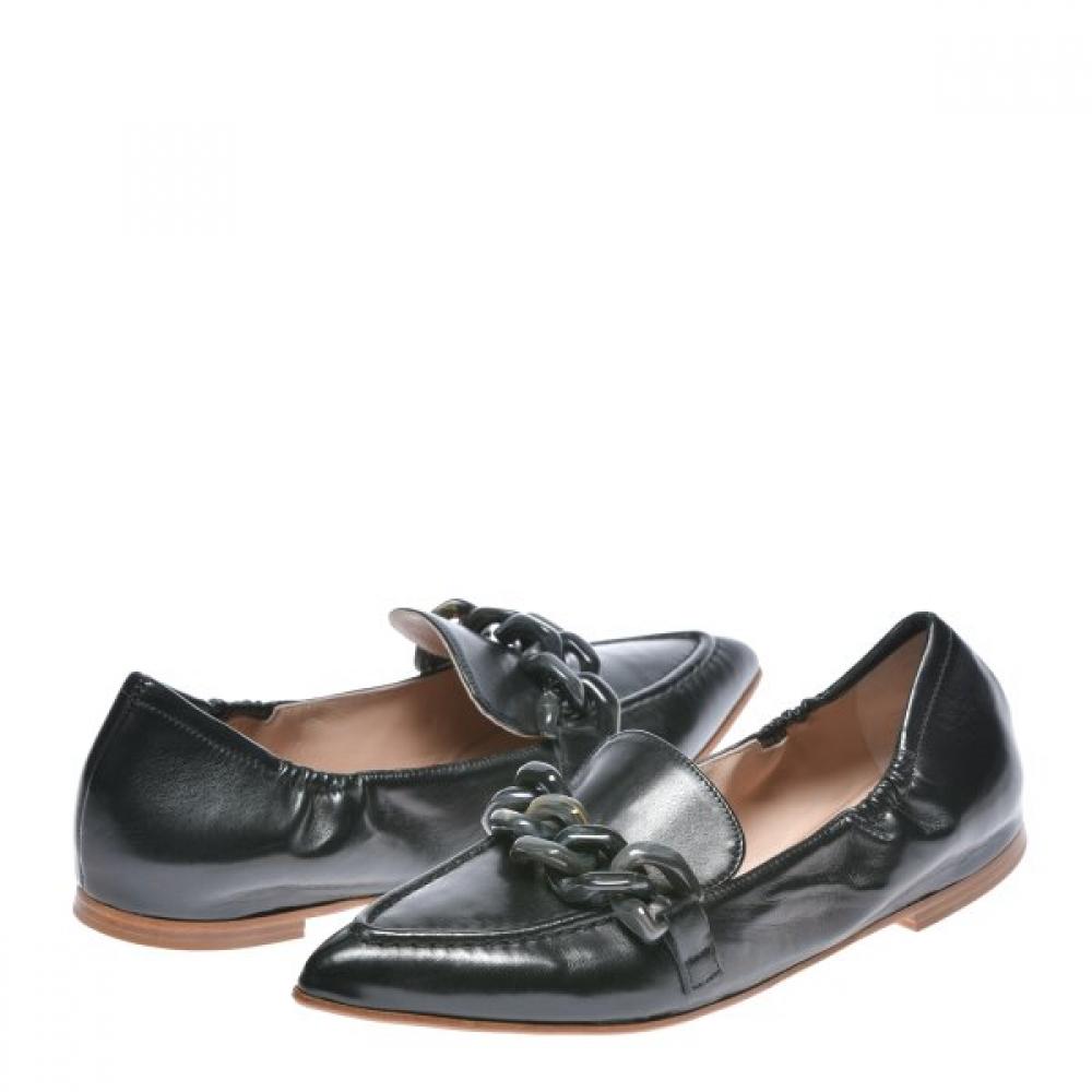 Lorena Paggi Women S Marmo Flat hS23lrn001bk