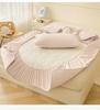 Luochuan Serisi Su Geçirmez ve İdrar Geçirmez Kapitone Lastikli Çarşaf Seti - 3 Parçalı Yatak Koruyucu