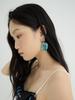 Lovuee Glass Cameo Earrings