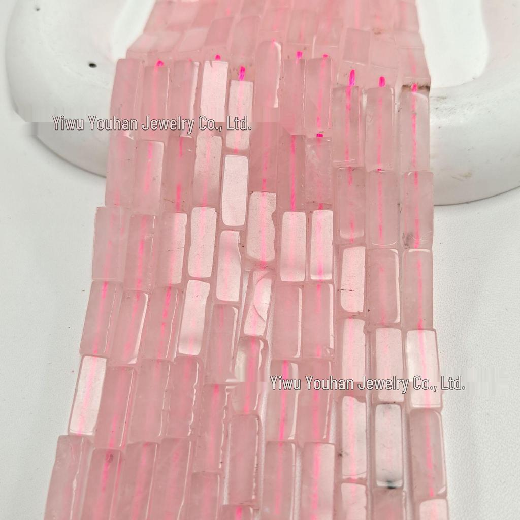 4x13mm Natural Stone Rectangle Bar Beads for DIY Jewelry and Bracelets