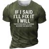 Men's T Shirt Fashion Letter Graphic T-Shirt for Men 3D Printed T Shirt Summer Short Sleeve Tee Casual Top Oversize Man Clothing