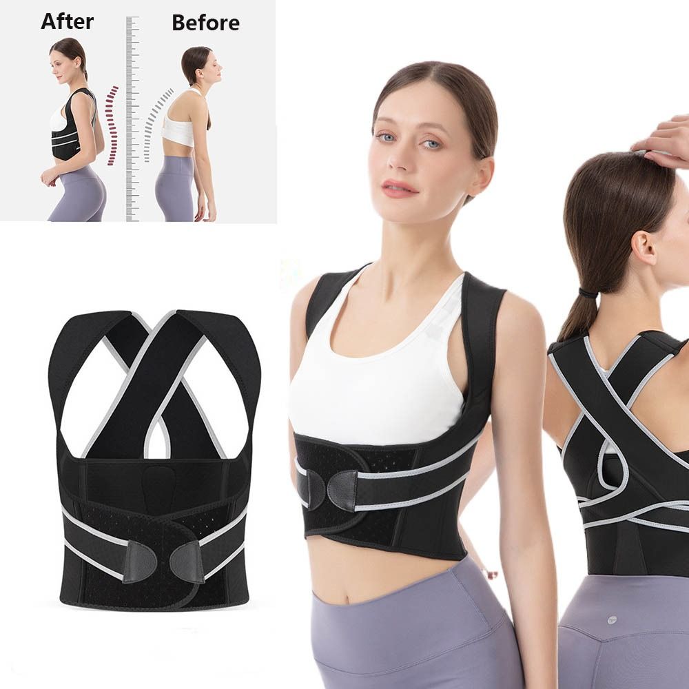 Volle Rückenstütze Haltungskorrektor Oberer Rückenstütze Skoliosekorrektur Für Frauen/Männer