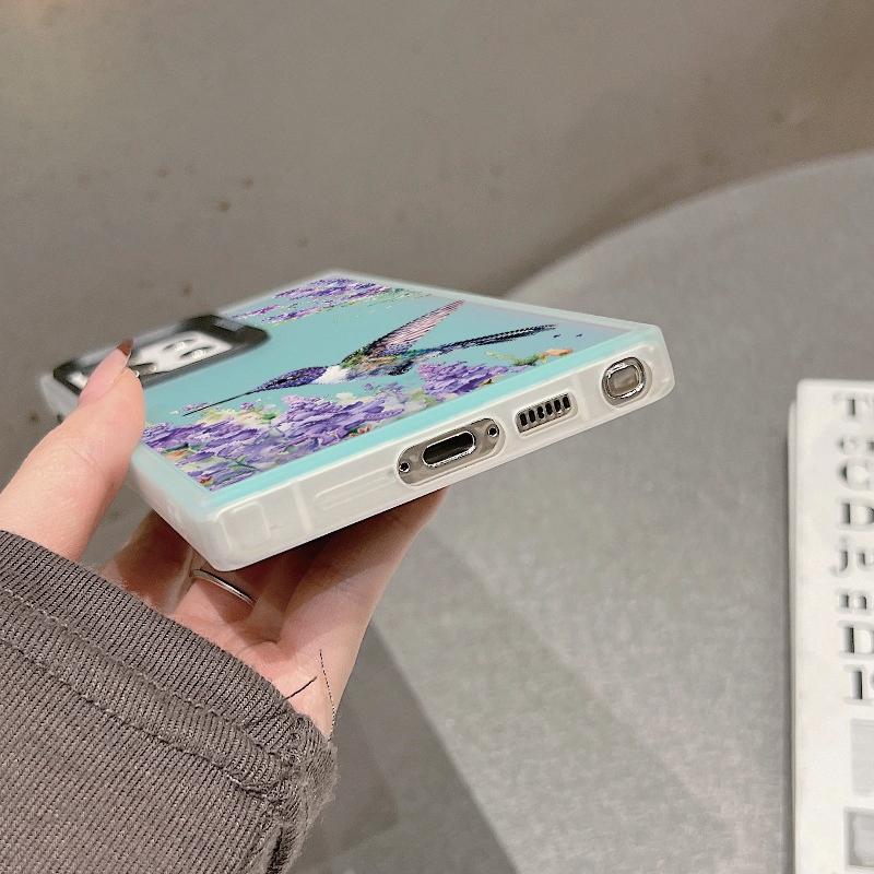 Αντικραδασμική θήκη τηλεφώνου με μοτίβο λουλουδιών Για Samsung S24 S23 A55 A35 Xiaomi Redmi 13C Poco C65 iPhone 15 Προστατευτικό κάλυμμα προφυλακτήρα Huawei Honor