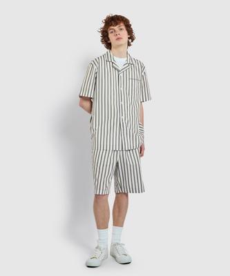 [JAJU] Herren 60er Baumwolle Halbarm Pyjama-Set [Versand aus Korea] 100% Original