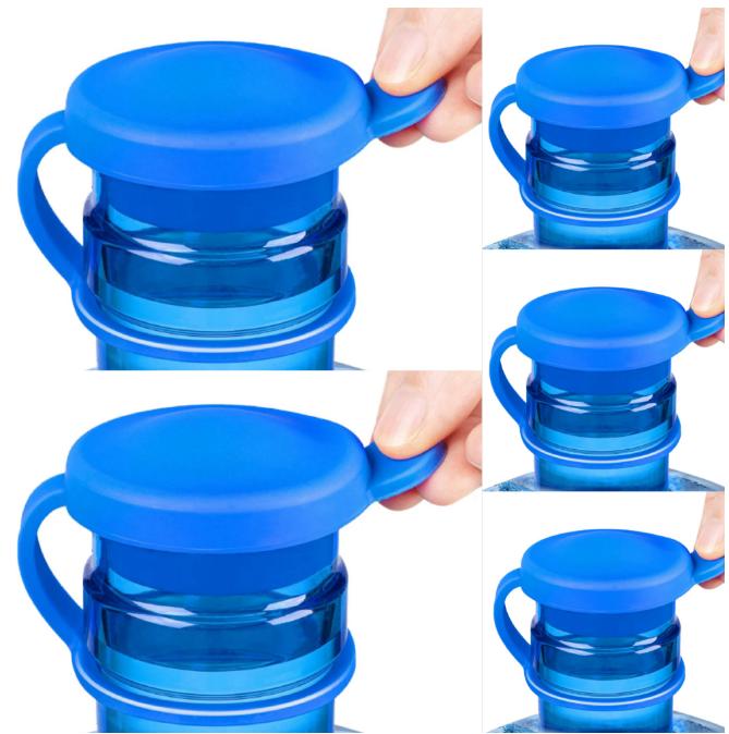 5 Gallon Water Jugs Cap Non-Spill Bottle Caps with Inner Plug Durable Thick Reusable Silicone Water Bottle Cover Drinking Bucket