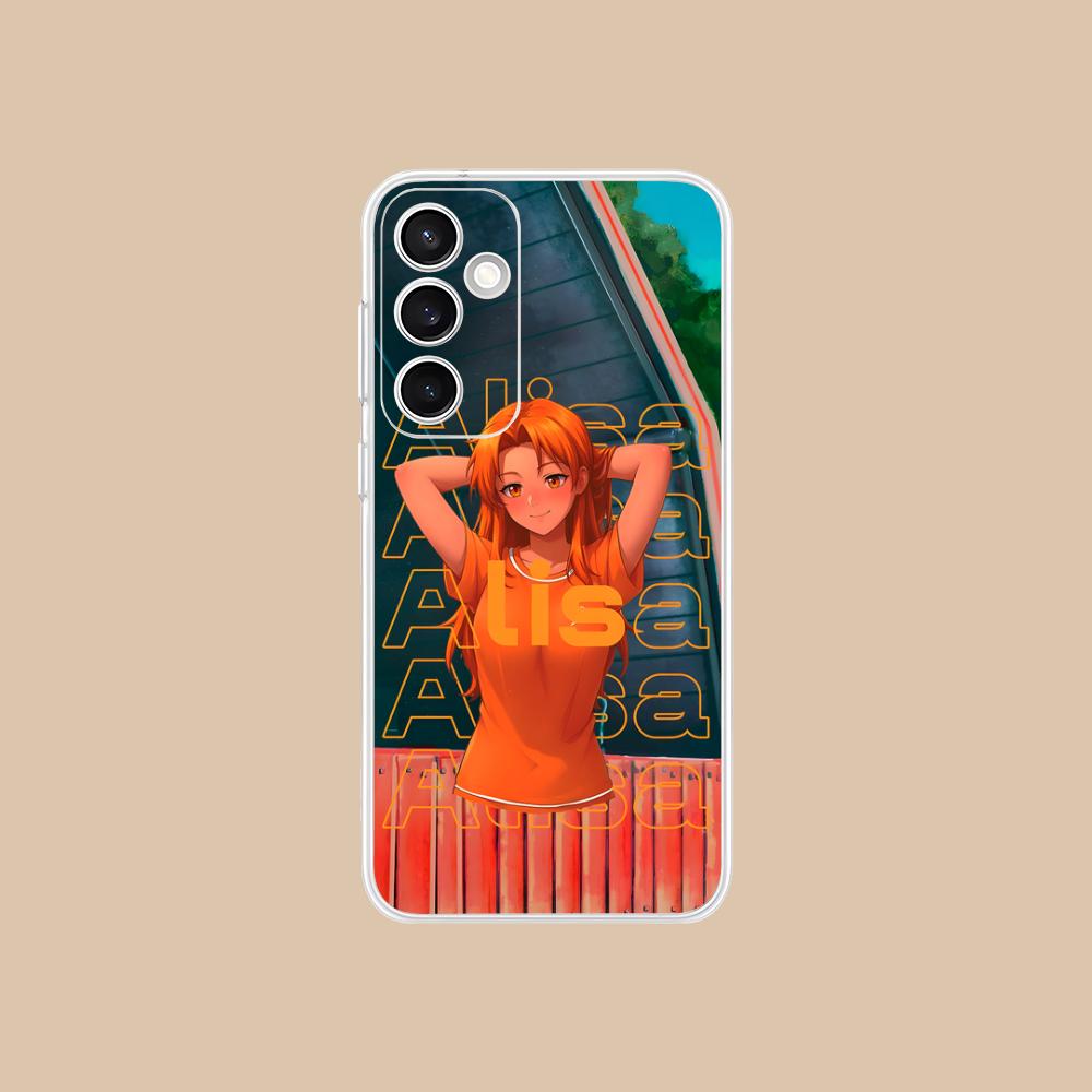 Everlasting Summer Alisa Clear Mobile Phone Case for Samsung Galaxy S25 S24 S23 S22 S21Plus FE Ultra Colorful Cover