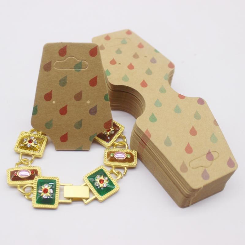 

4,5x12 см набор из 50 украшений бумажная карточка ожерелье/браслет/аксессуар для волос этикетка для демонстрации 50card