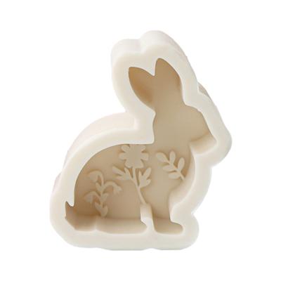 Rabbit Shapes Silicone Mold Handmade Wax Candle Mould Durable Epoxy Resin Moulds Bunnys Aromatherapy/Aromas Molds