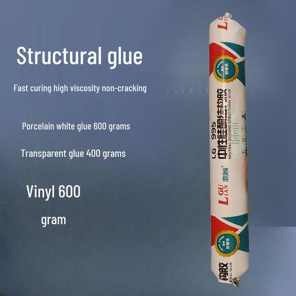 Nerezová šetřící práci pistole na tmel pro husté lepidlo a sklenářské lepidlo