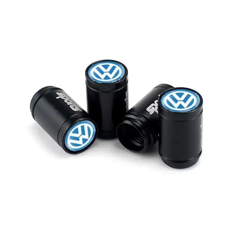 

2026 Горячие Для VW VOLKSWAGEN 4 шт. Матовые Колпачки Клапанов Колес Автомобиля Для Volkswagen Passat Santana Touareg Tiguan GTI Rline Bor
