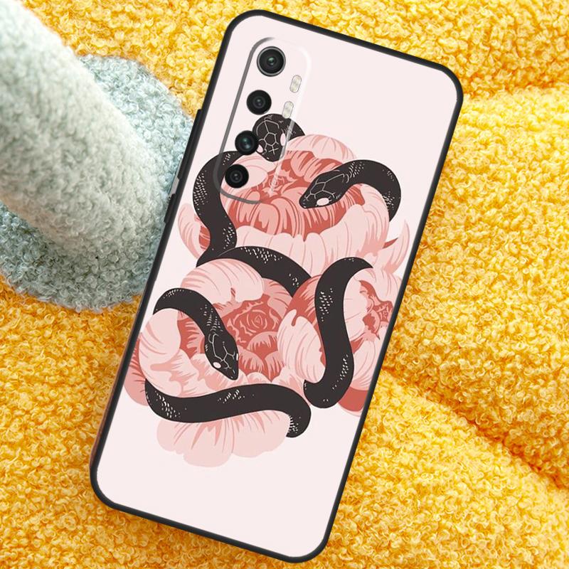 The Snake and Fern Case For Xiaomi 15 14 Ultra 13T 14T 15T 17 Pro Max Cover For POCO X7 F8 Pro X3 X5 X6 F5 F6 F7