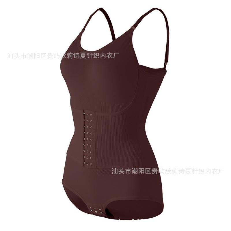 Postpartum Shaping Bodysuit for Women: High-Waisted, Strapless, Tummy-Tucking, Button-Up, Waist-Slimming, Body-Shaping Garment