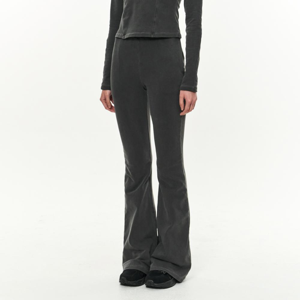 Kimjisu Patch Slim Lounge Pants _ Dark Gray