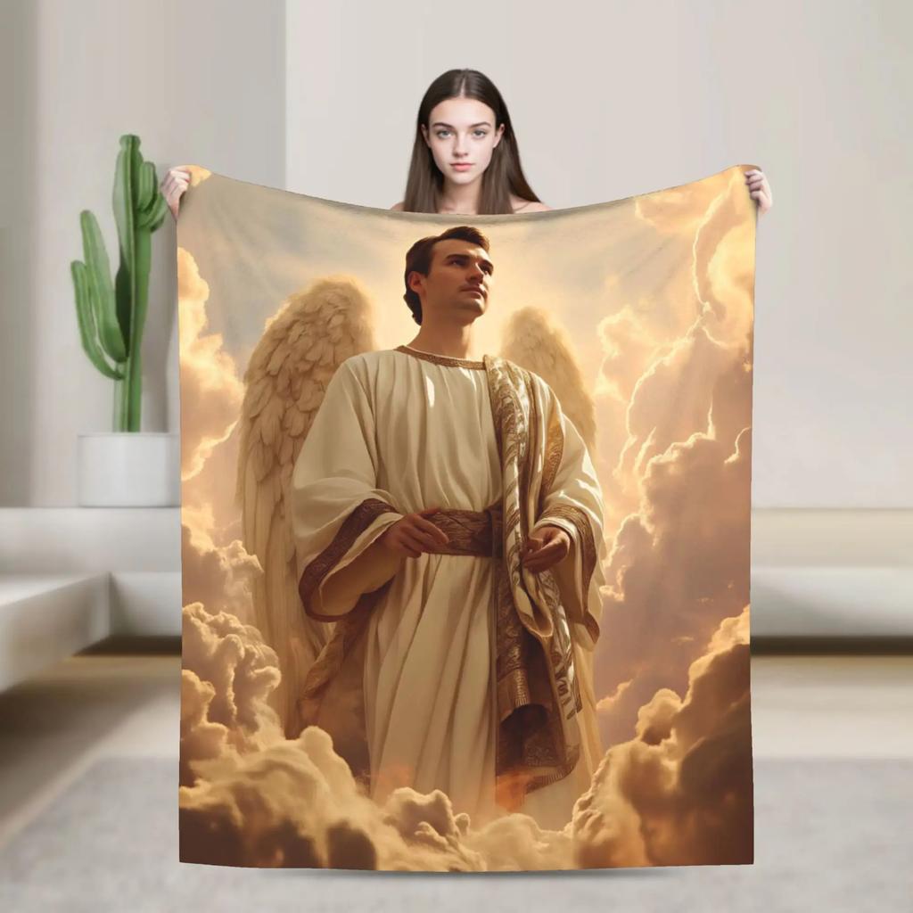 Super Soft Blanket Camping Charlie Kirk   Throw Blanket Funny Bedspread for Outdoor