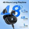 Wireless Earbuds Bluetooth Headphones 5.3 HiFi Stereo Earphones Touch Control IPX7 Waterproof Deep Bass Sports Ear Buds with Built-in Mic for Running