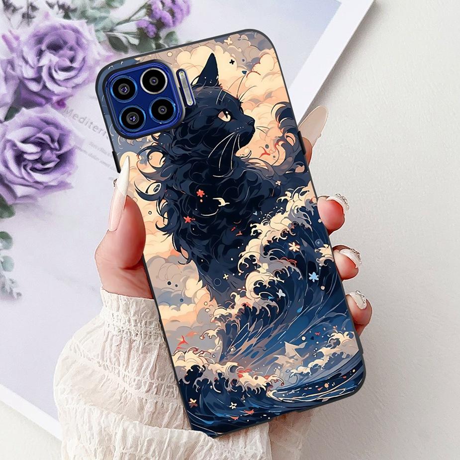 For Motorola Moto One 5G Case Luxury Fashion Painted Cover 6.7'' Soft TPU Phone Case For Motorola One MotoOne 5G Back Cover Bags