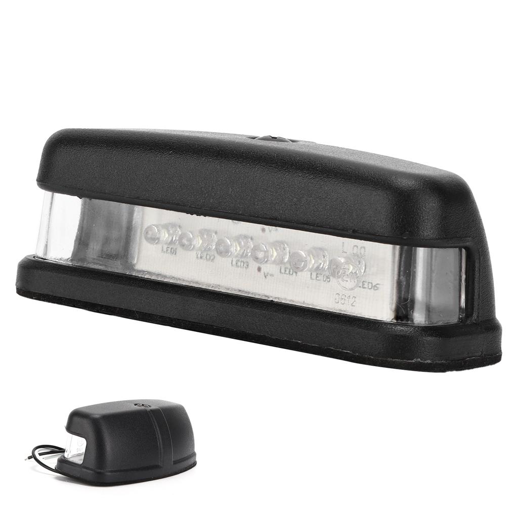12V24V 6LED License Plate Tag Light High Brightness Waterproof Lamp for Cars Trucks RVs