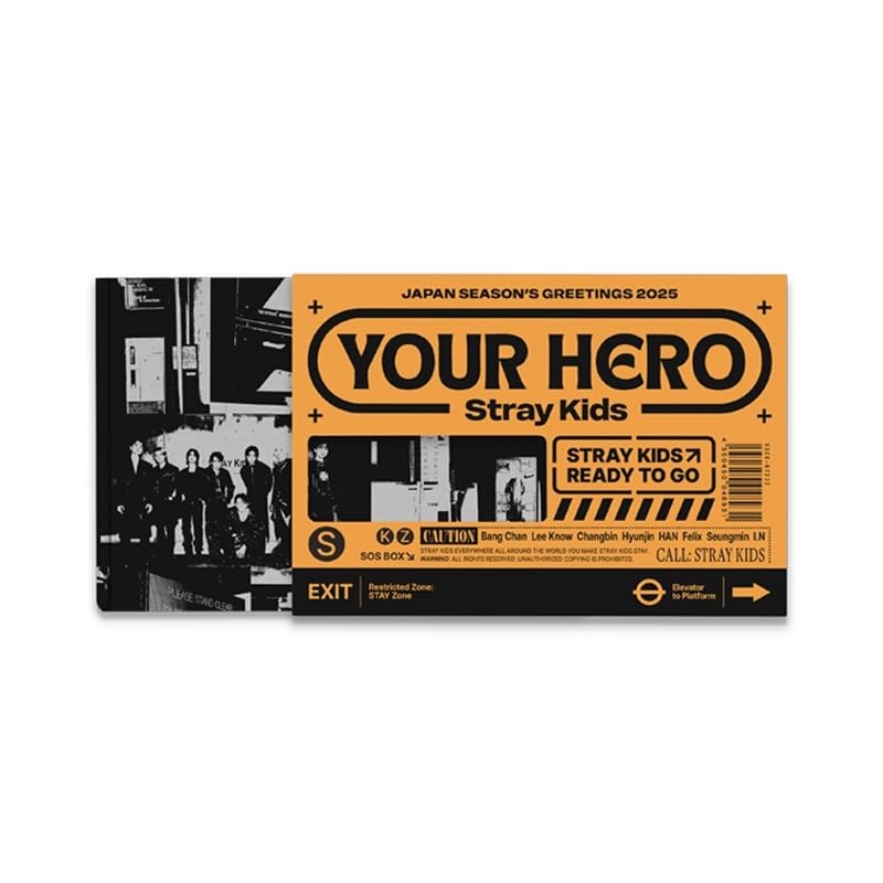 

Stray Kids JAPAN GREETINGS 2025 SEASON’S «Твой герой» белый