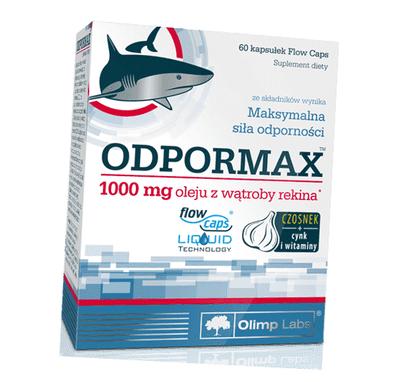שמן כבד כריש עם ויטמינים, Odpormax, 60 כמוסות (71283026)