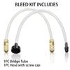 2Pcs/Set Boat Bleed Kit Filler Kit for Refilling Boat's Steering System Fluid