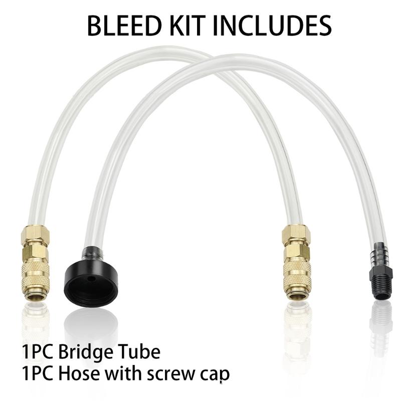 2Pcs/Set Boat Bleed Kit Filler Kit for Refilling Boat's Steering System Fluid