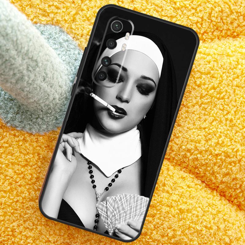 

Jesus Nun Sister Case For Xiaomi 15 14 Ultra 13T 14T 15T 17 Pro Max Cover For POCO X7 F8 Pro X3 X5 X6 F5 F6 F7 POCO F8 Ultra