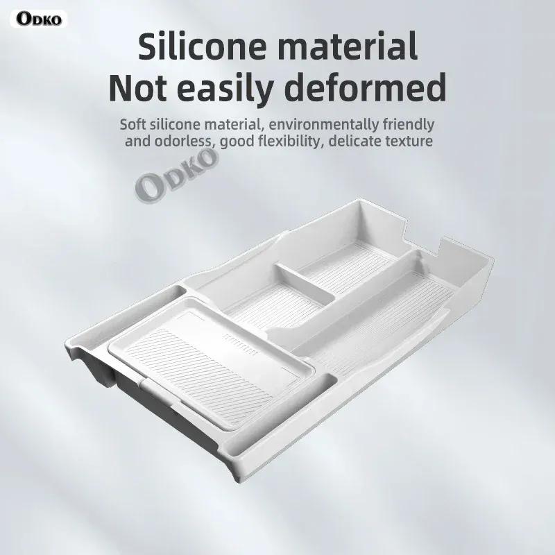 Silicone Storage Box 2025 FOR Haval Xiaolong Max Hi4 PHEV Center Console Modification  Pad Accessories Organizer Decoration